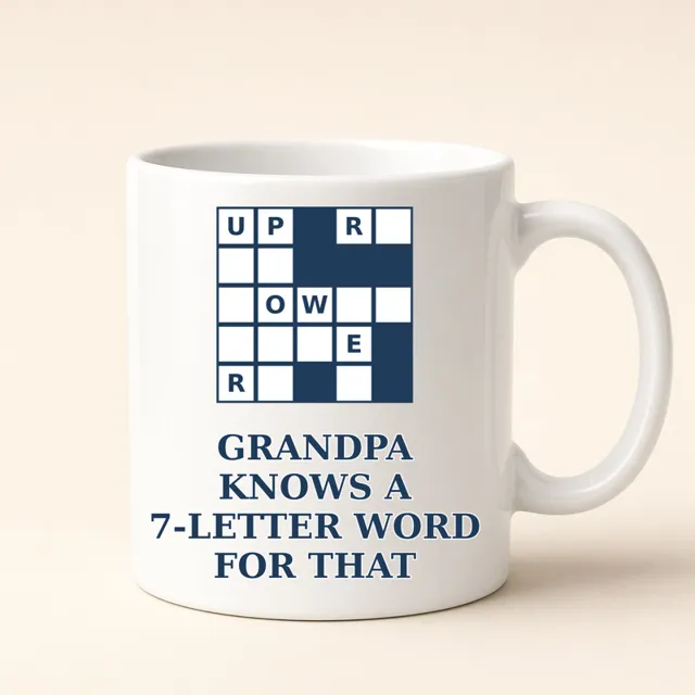 Grandpa Knows a 7-Letter Word for That – mug