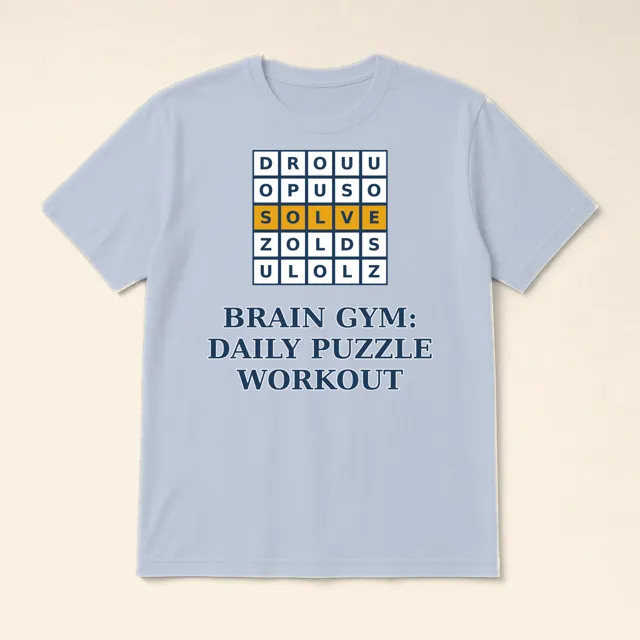 Brain Gym: Daily Puzzle Workout – t-shirt